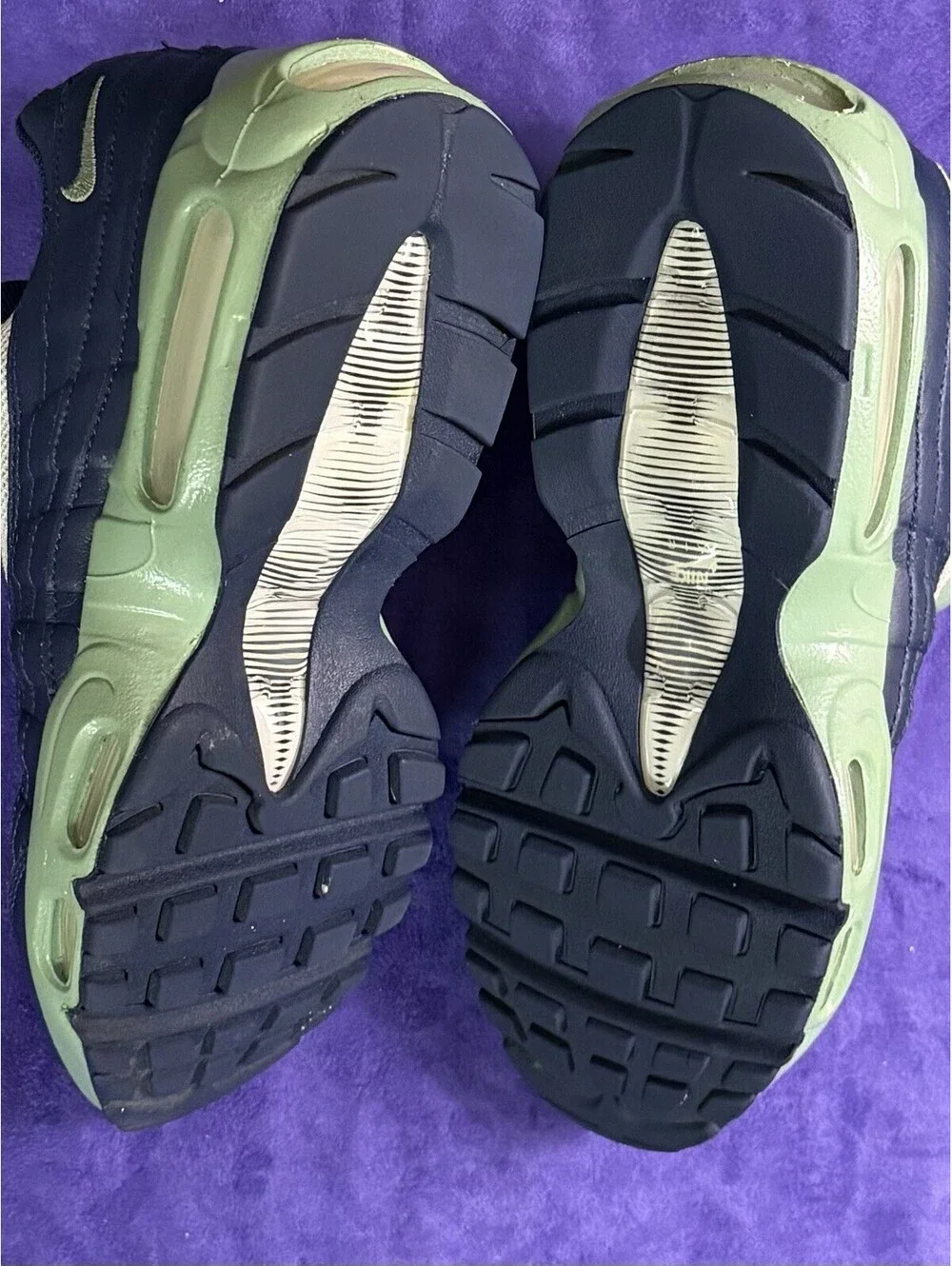 Nike By You ID Air Max 95 Anthracite White Mint Green Poison Women’s 7 Neon
